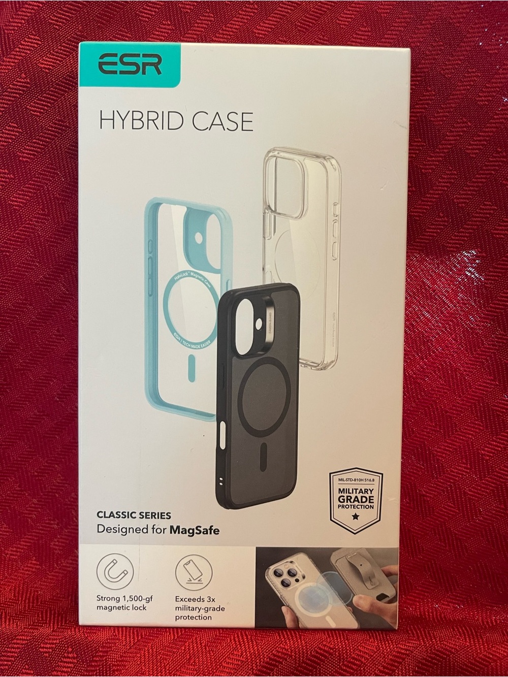 ESR Hybrid Case for MagSafe - Clear - for iPhone 16 Pro